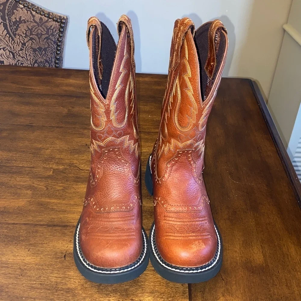 Justin Boots Gypsy Brown Western Cowboy Boots 🆕